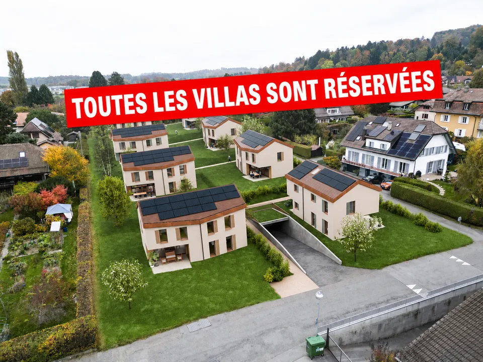 Villa individuelle Minergie de 5.5 pièces au cœur de Cugy