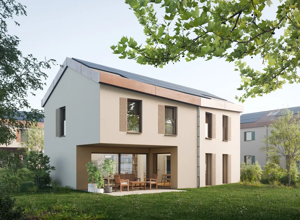 Einzelvilla Minergie mit 5.5 Zimmern im Herzen von Cugy