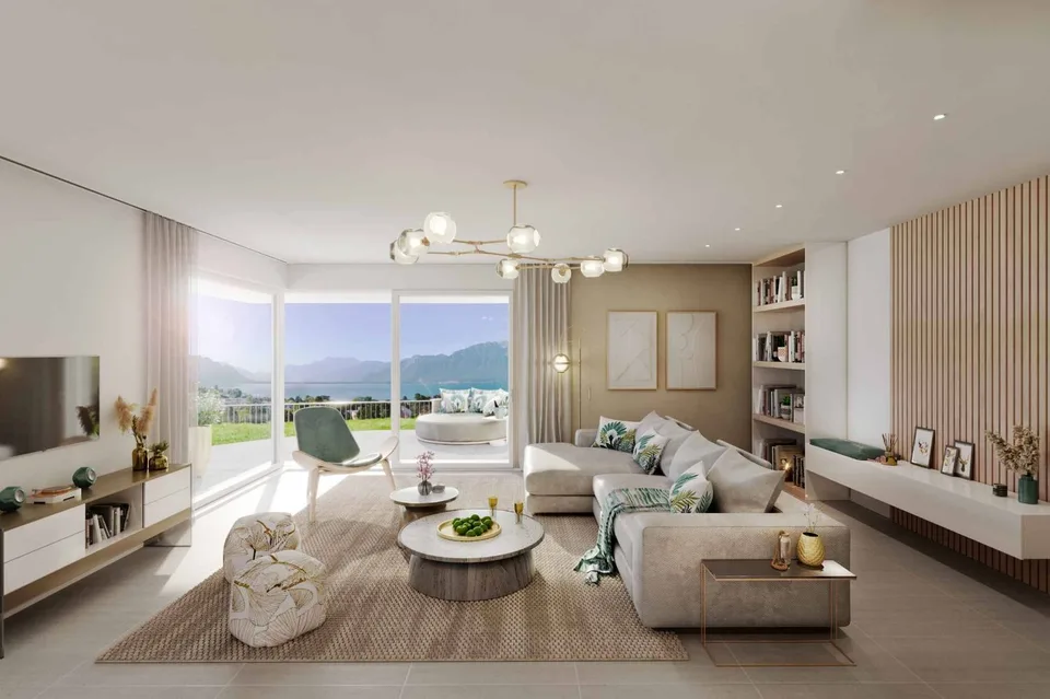 Residenza Les Vignes Ampio duplex di 4.5 locali con giardino e terrazza