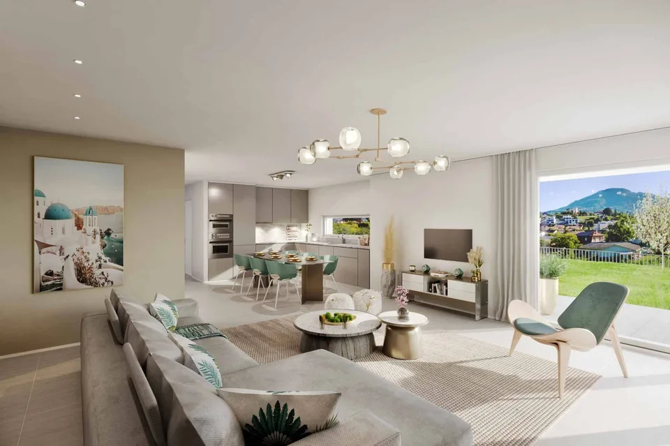 Residenza Les Vignes Ampio duplex di 4.5 locali con giardino e terrazza