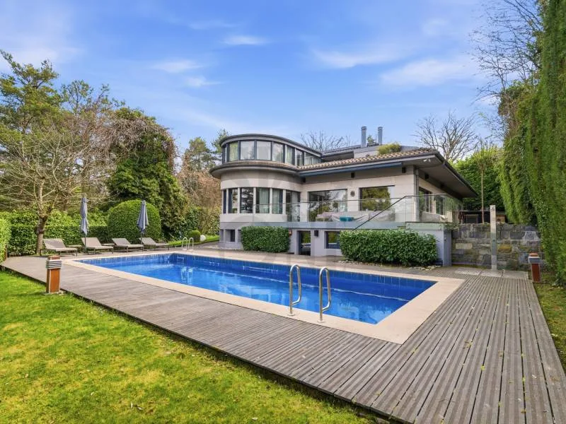 Élégante villa clé en main avec vue sur le lac ? Cologny