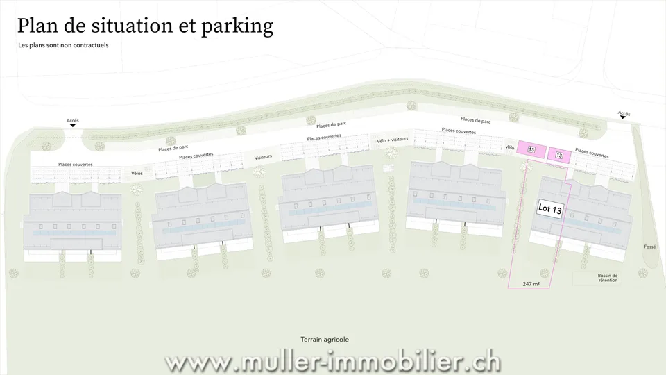 5 Zimmer Reihenfamilienhaus in Le Mouret – Foto 12 von 13