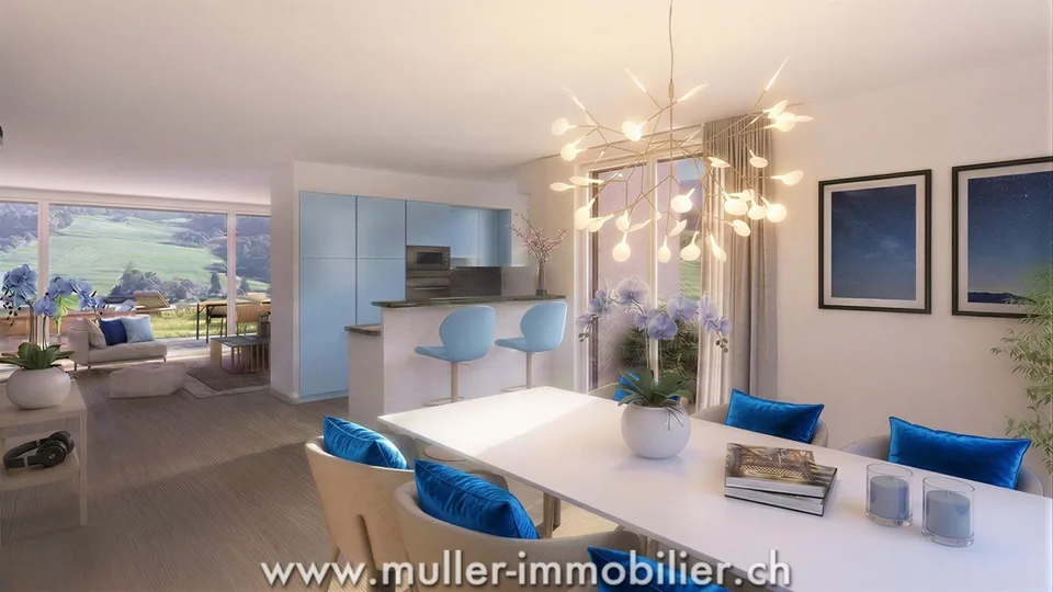 5 Zimmer Reihenfamilienhaus in Le Mouret – Foto 6 von 13
