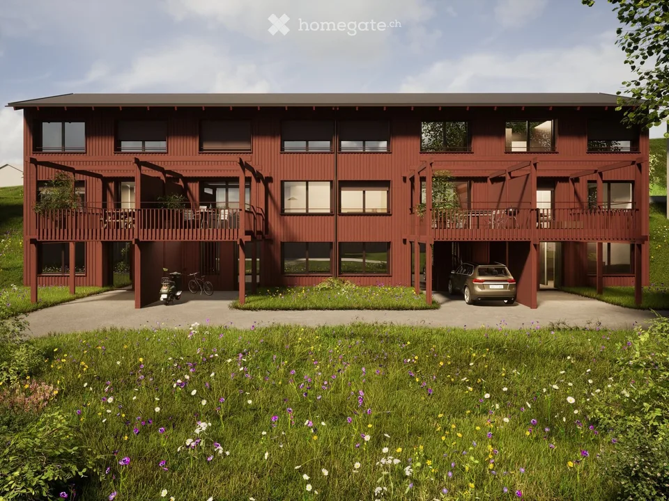 Maison à Andeer – maisons mitoyennes modernes dans un emplacement ensoleillé