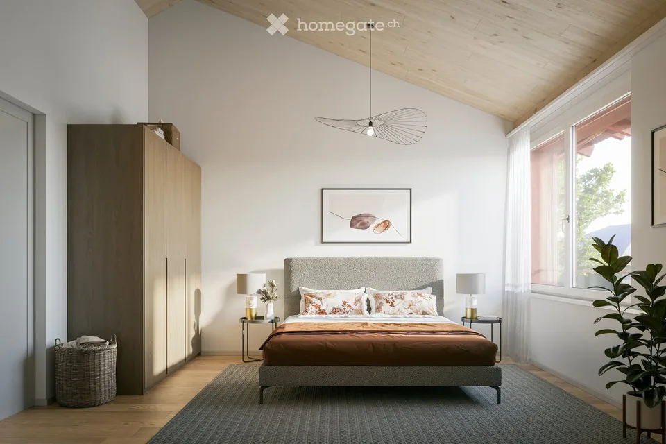 Maison à Andeer – maisons mitoyennes modernes dans un emplacement ensoleillé