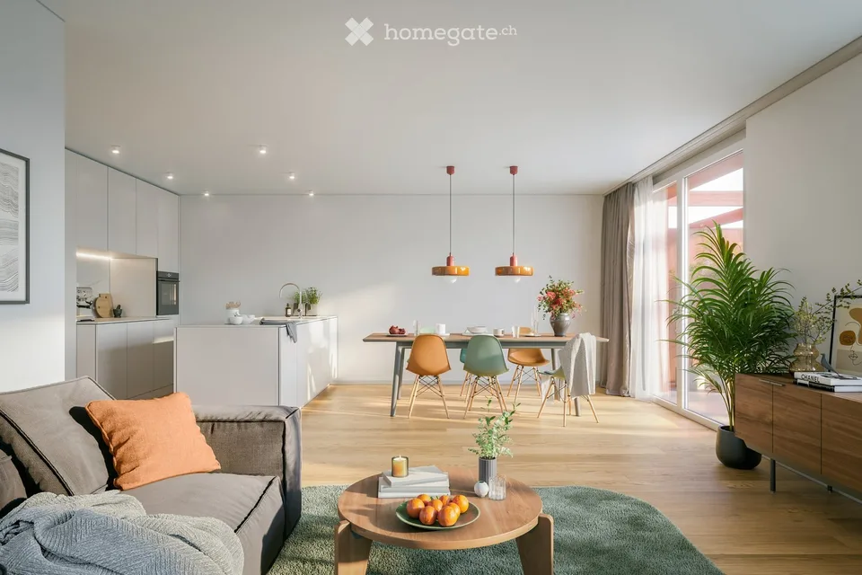 Maison à Andeer – maisons mitoyennes modernes dans un emplacement ensoleillé