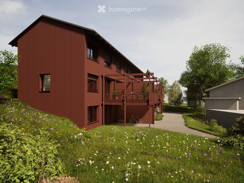 Moderne Reihenhäuser in sonniger Südlage in Andeer