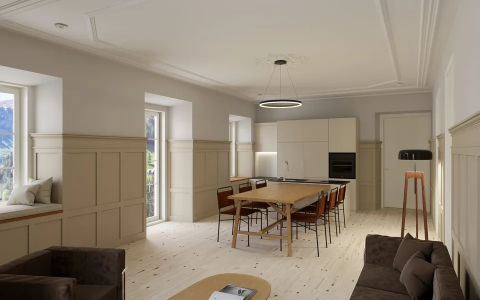 Appartamento 3.5 locali nella casa-torre – Progetto Rigi Des Alpes