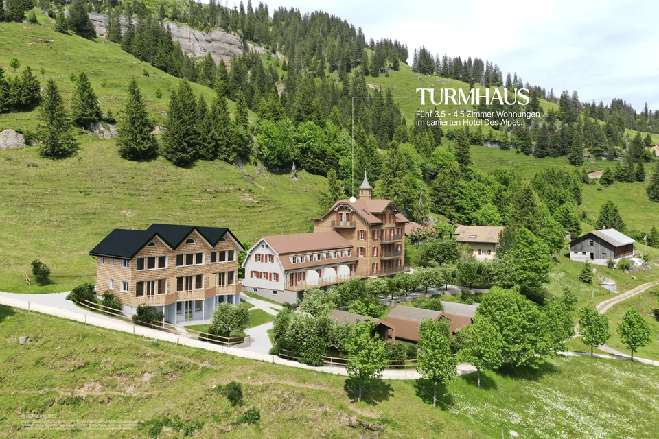 Appartamento 3.5 locali nella casa-torre – Progetto Rigi Des Alpes