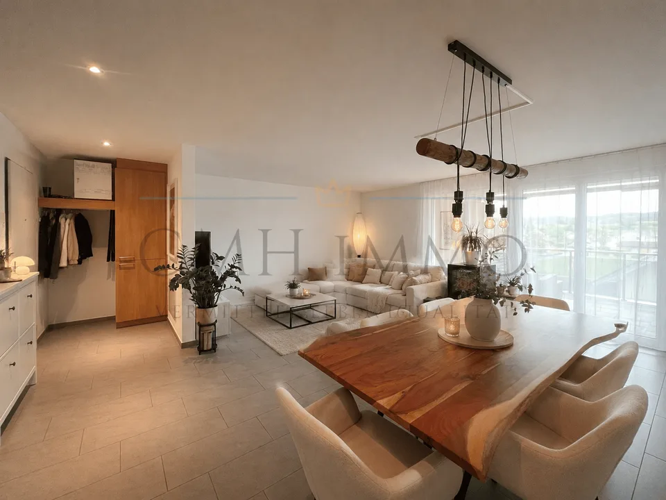 Appartement 3,5 pièces avec balcon et ascenseur – vivre près de la nature ou investir intelligemment
