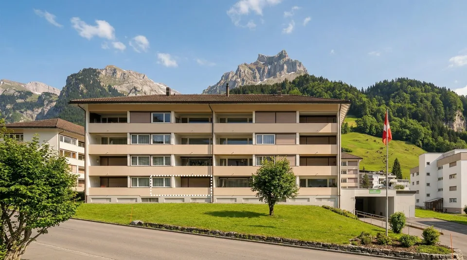 Charmante 3.5-Zimmer-Genossenschaftswohnung mit Bergsicht
