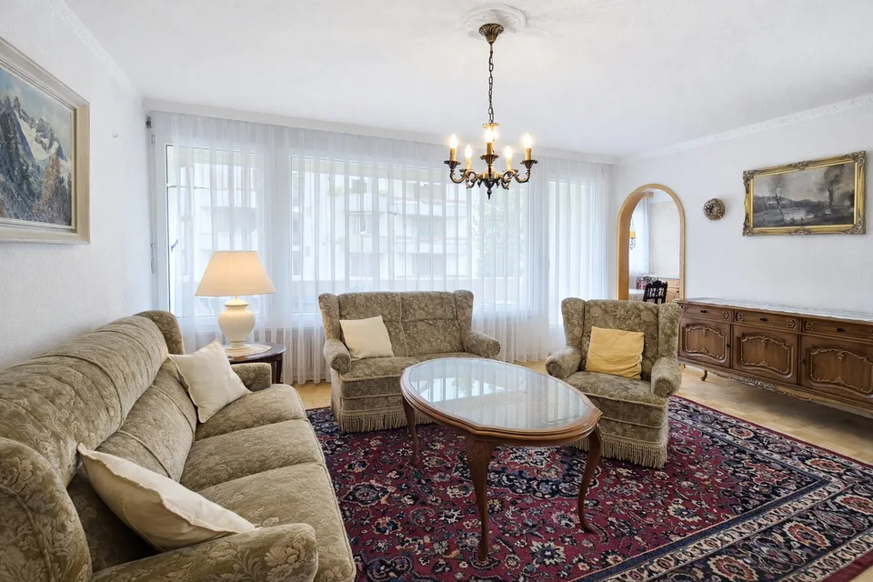 Charmante 3.5-Zimmer-Genossenschaftswohnung mit Bergsicht