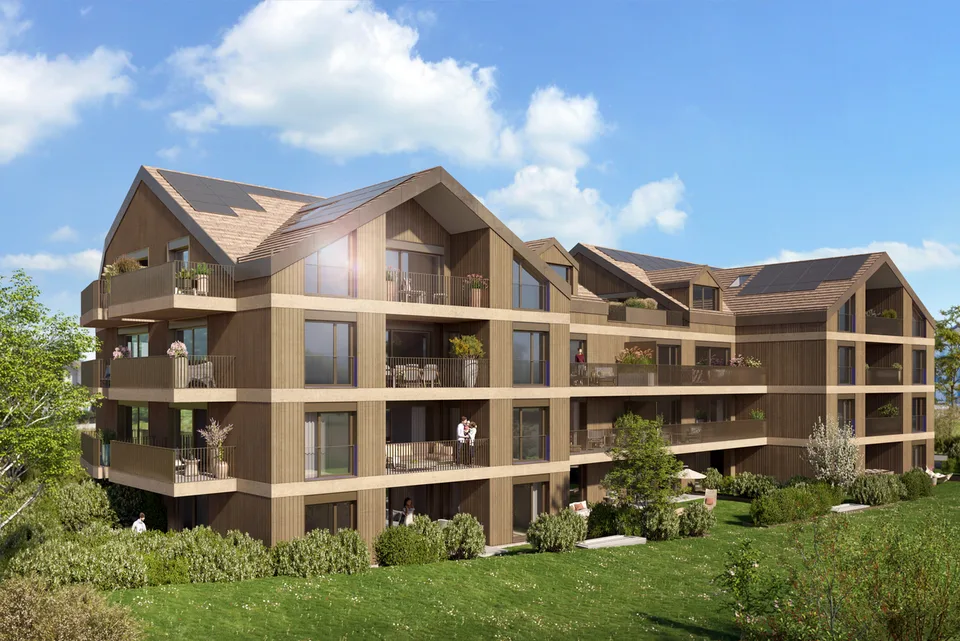 In vendita su piani appartamento 2,5 locali (61 m2 PPE) al 2° piano