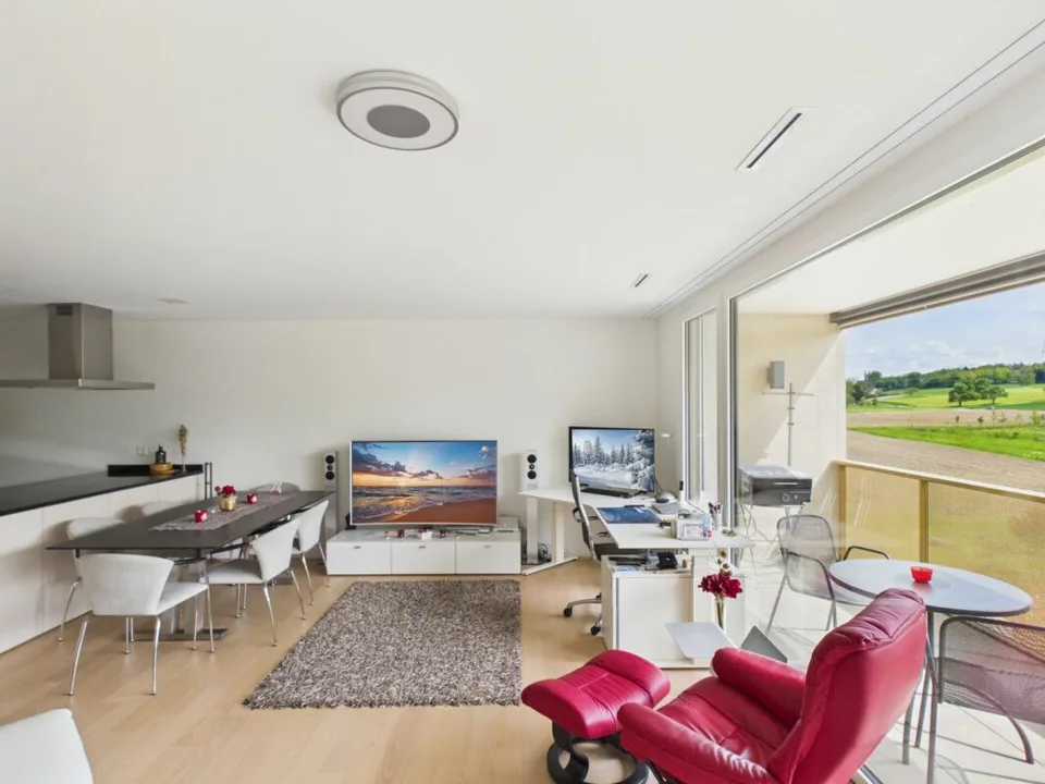 Elegante appartamento 2.5 locali con balcone e vista sul verde