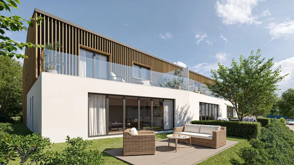 Villa moderne avec terrasse et jardin privatif - Lugnorre