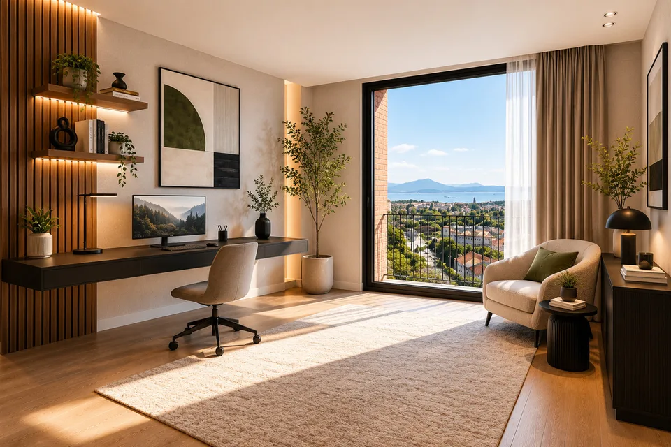 ESPACE-LUMIERE-VUE-3 ou 4 CHAMBRES-TERRASSE en ATTIQUE