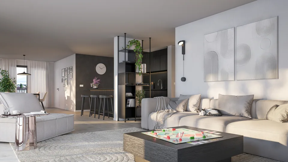 ESPACE-LUMIERE-VUE-3 ou 4 CHAMBRES-TERRASSE en ATTIQUE