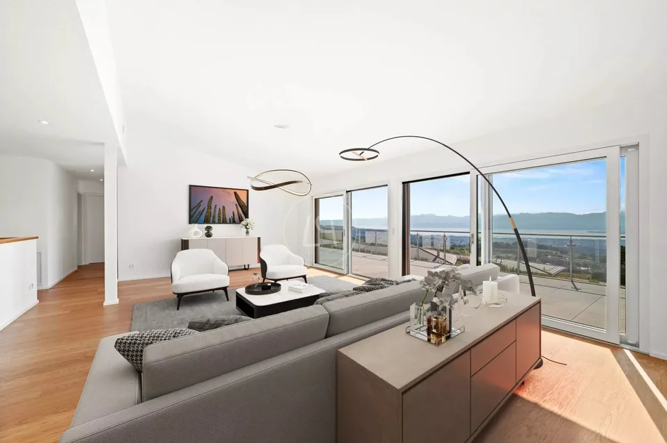 Moderne Villa, schlüsselbereit, mit 180-Grad-Blick - Arzier-le-Muids – Foto 8 von 13