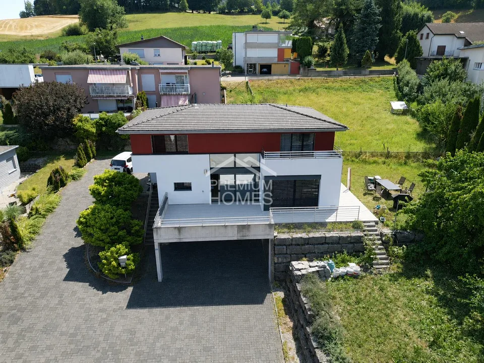 Architecture, grands volumes et panorama d'exception