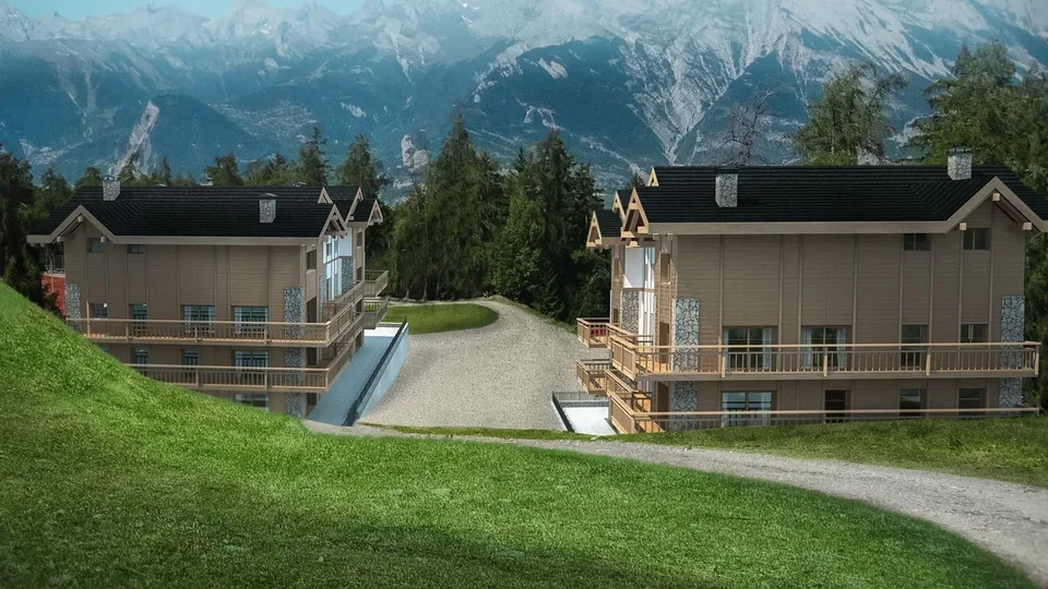 Attico in duplex sulla pista; non potreste sognare nulla di meglio!
