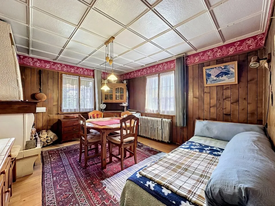 Chalet house on individual plot