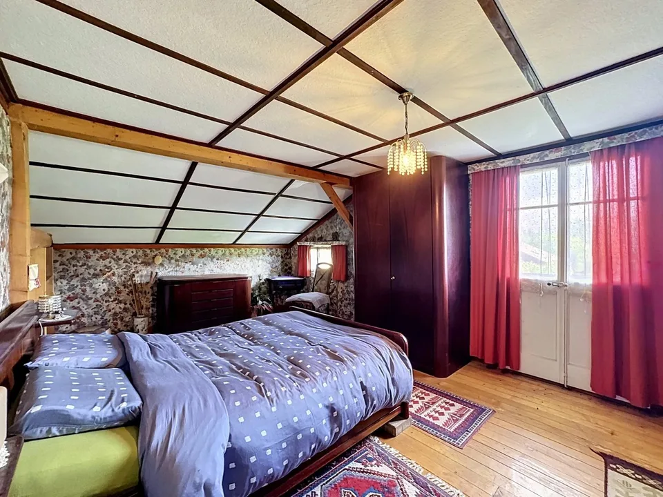 Chalet house on individual plot