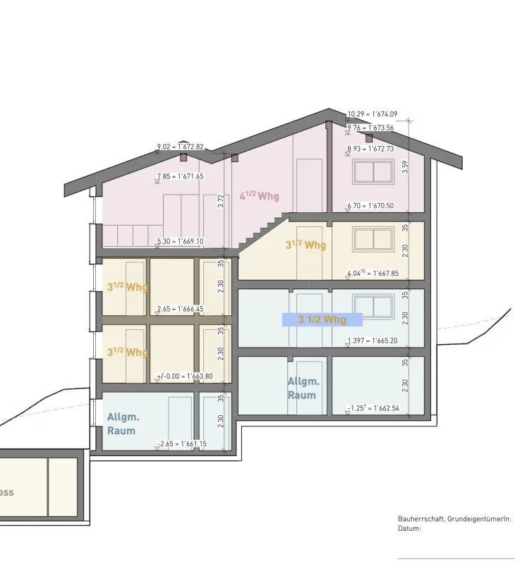Projet de nouvelle construction avec vue sur le Matterhorn - Résidence principale - 6 unités