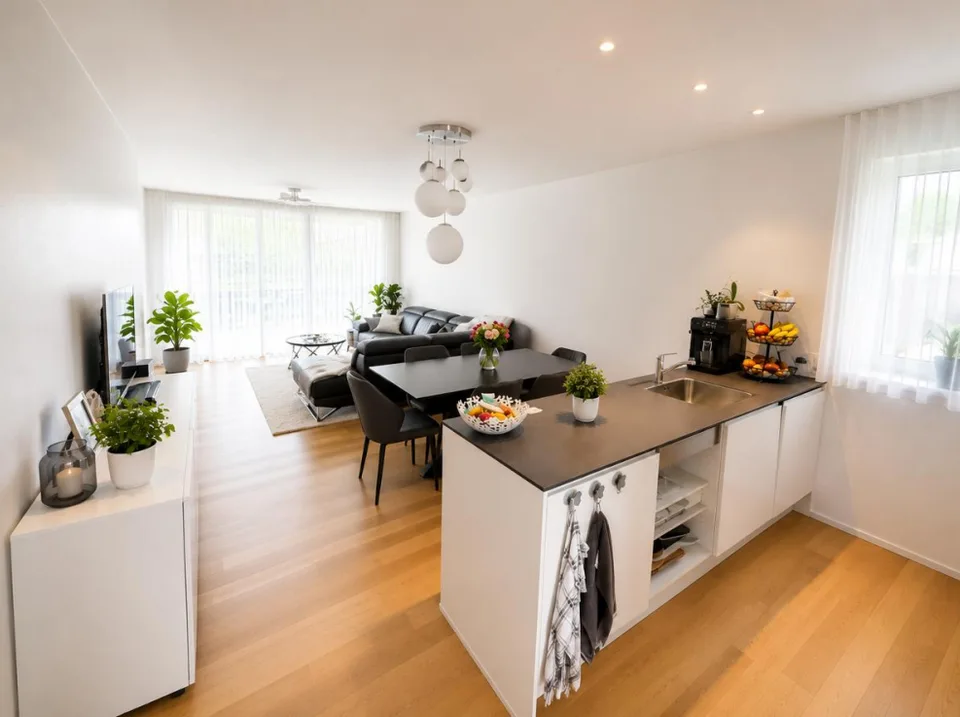Elegant 5.5-room semi-detached family house with exclusive terrace and modern construction
