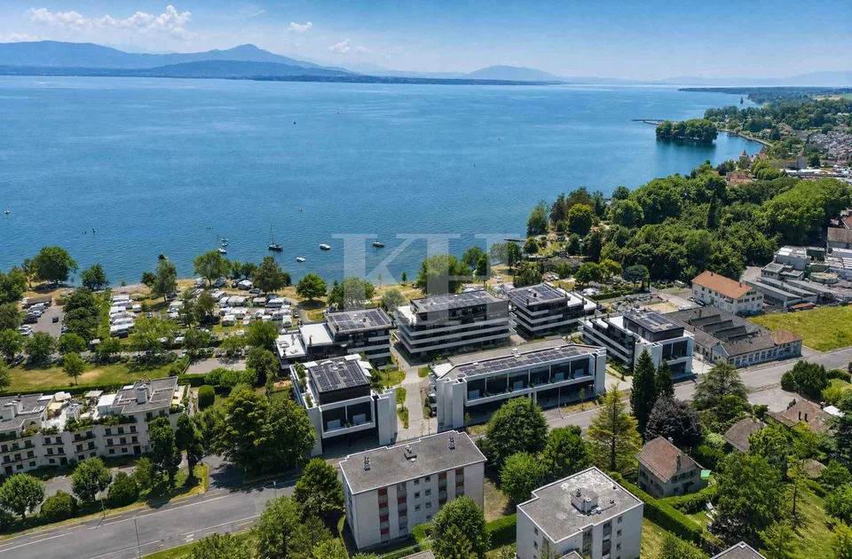Superbe appartement neuf de 4,5 pièces de haut standing avec vue sur le lac !
