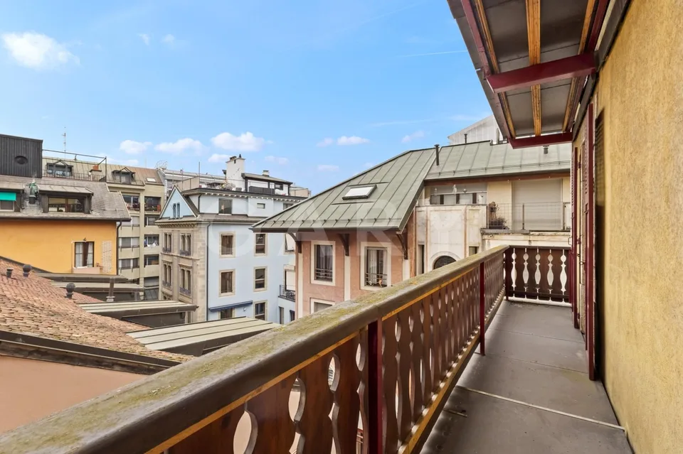 Mitten im Herzen von Eaux-Vives! Schönes Duplex mit Terrasse – Foto 23 von 25