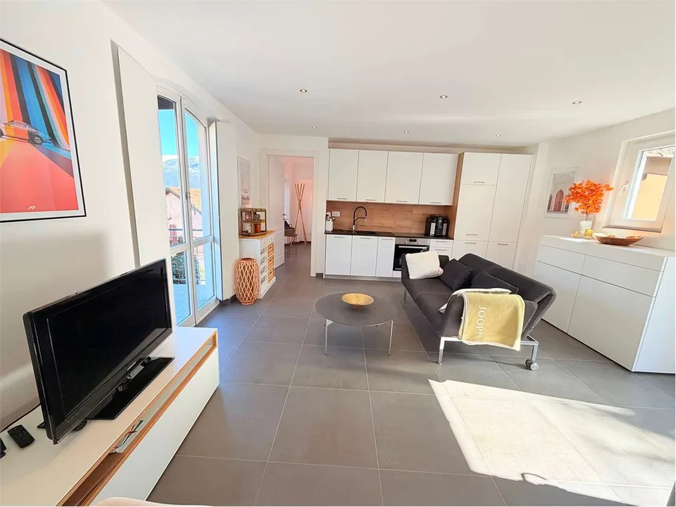 Appartement mit Garten, komplett renoviert, mit schöner Aussicht