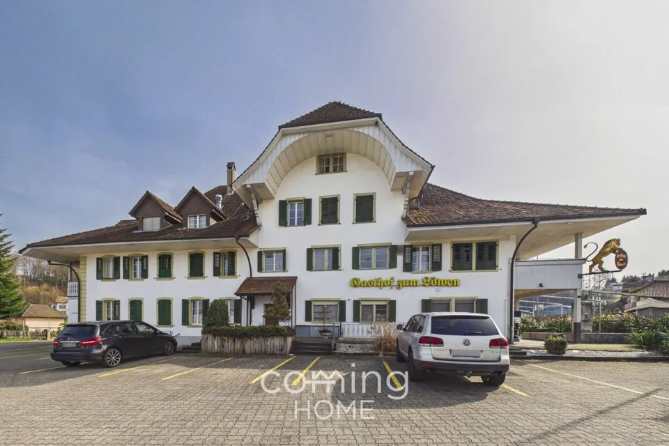 Der Löwe in Wynau - traditionsreiches Gasthaus mit Restaurant, Zimmern und Entwicklungspotenzial