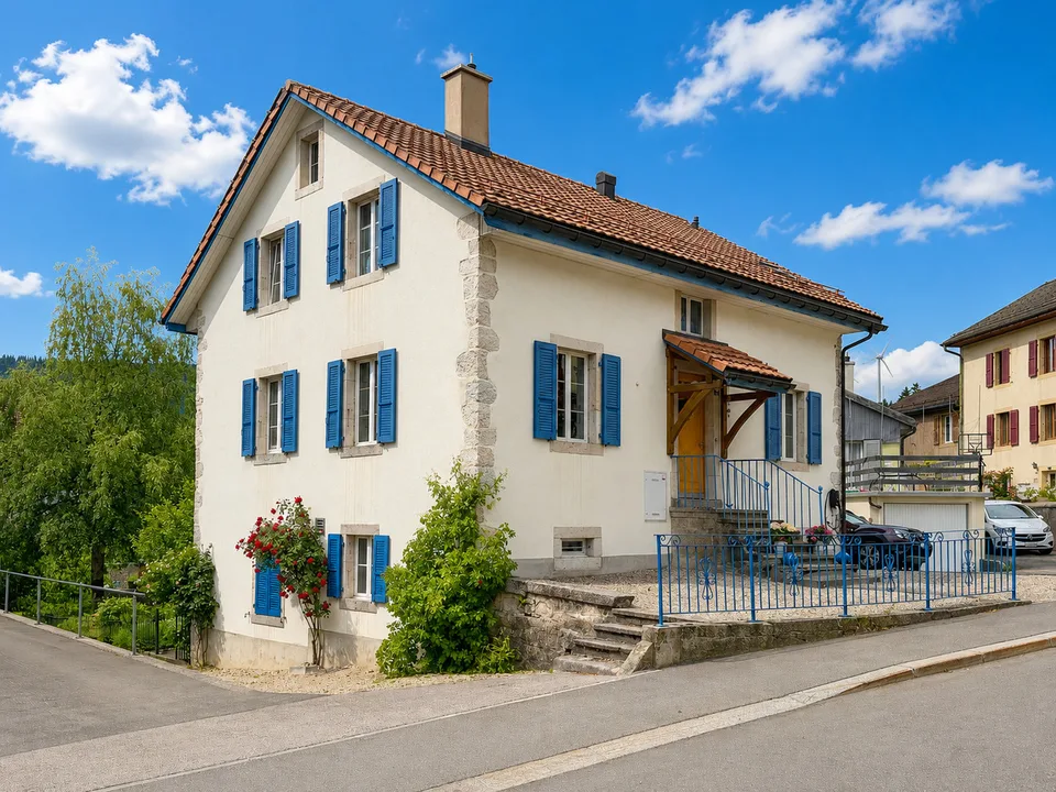 Casa indivisa di 6,5 locali, 2 studi, grande dipendenza con garage