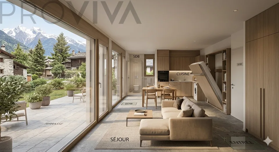 Modern mit grosser Südterrasse