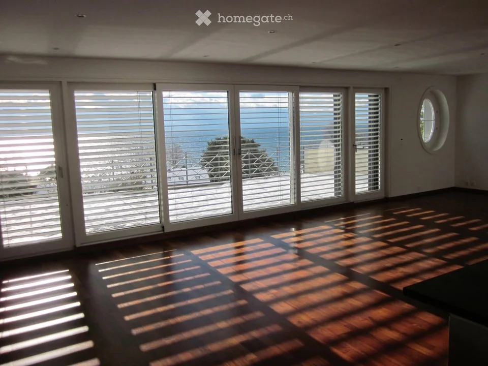 Superbe appartement de 2.5 pcs avec jardin et vue imprenable