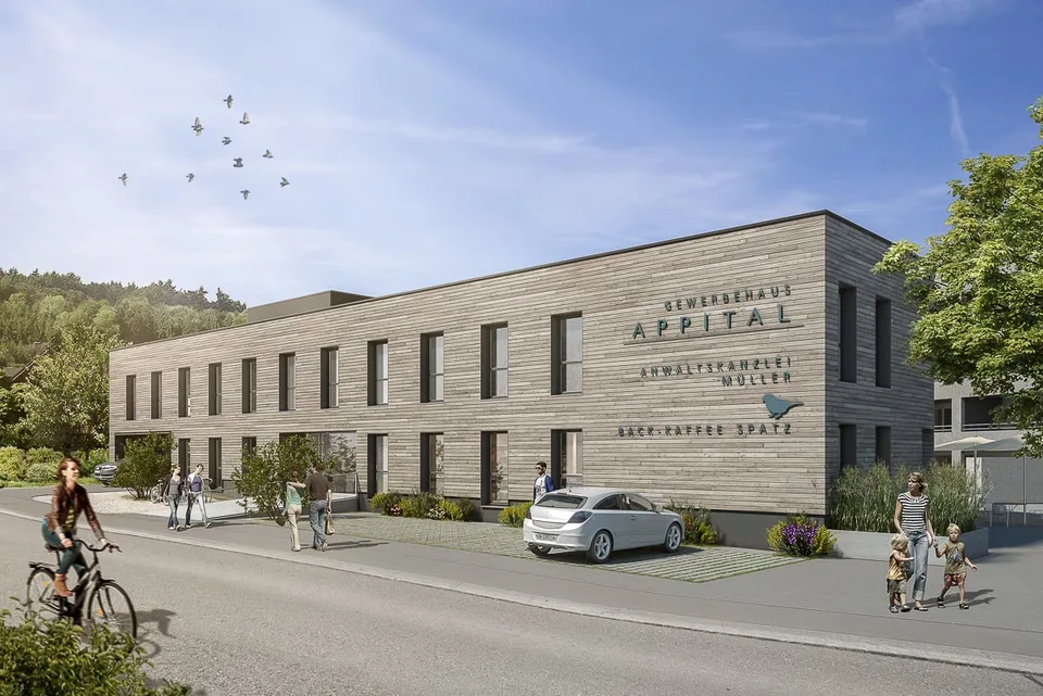 Moderne Büroräume im Wädenswiler Ortsteil Au