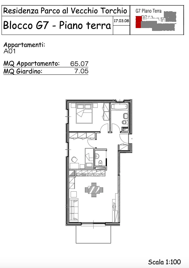 VIGANELLO - APPARTMENT 3.5 PIÈCES A LOUER AVEC BALCON (Rif. A61) – photo 14 sur 14