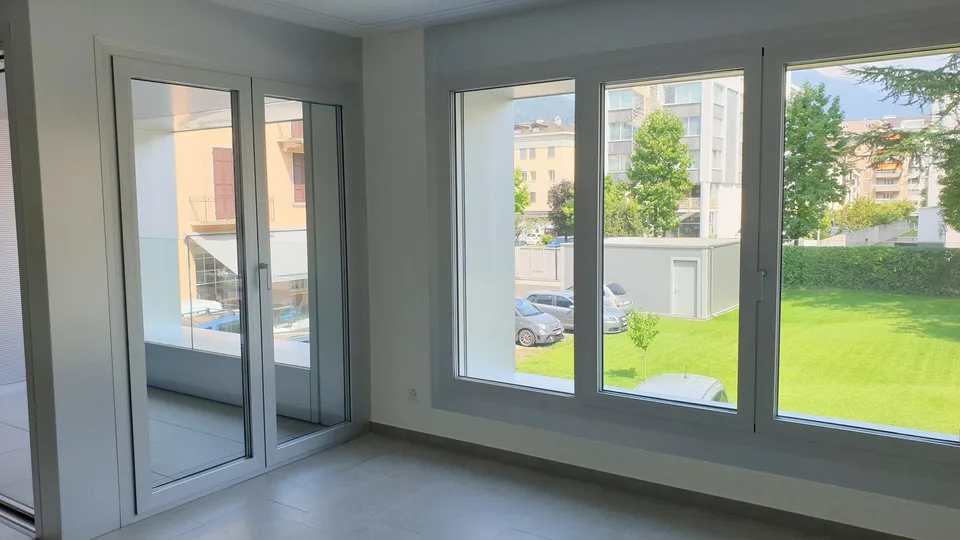 App. mit 2,5 Zimmern und überdachter Terrasse