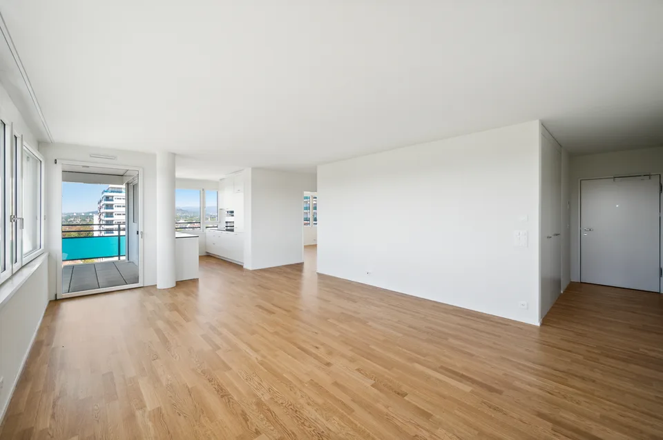 Bright 2.5-room apartment on the 8th floor with a magnificent view