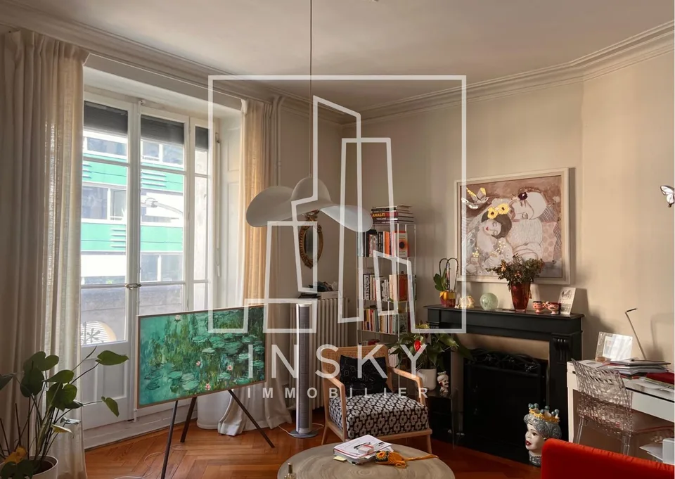 Charmant appartement 5 pièces en plein coeur des Eaux-Vives