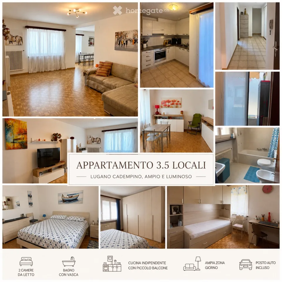 Cadempino (Lugano) cercasi subentrante 3.5 locali