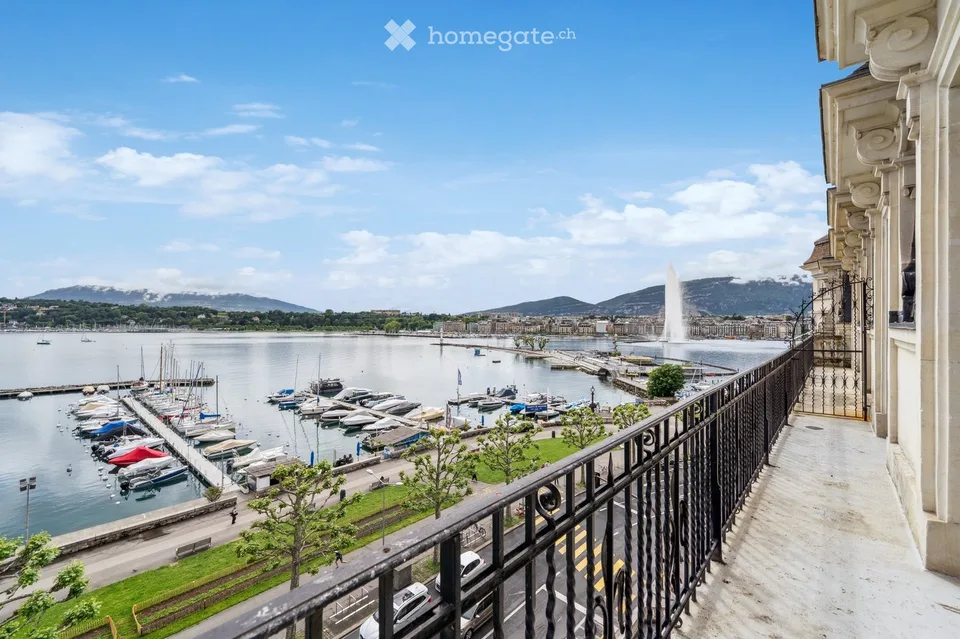 Magnifique appartement de 7.5 pièces avec vue imprenable sur le lac - quai Wilson