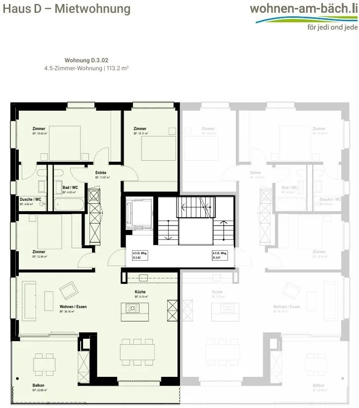 Erstvermietung - Ihre 4.5-Zimmer-Traumwohnung für die ganze Familie – Foto 11 von 13