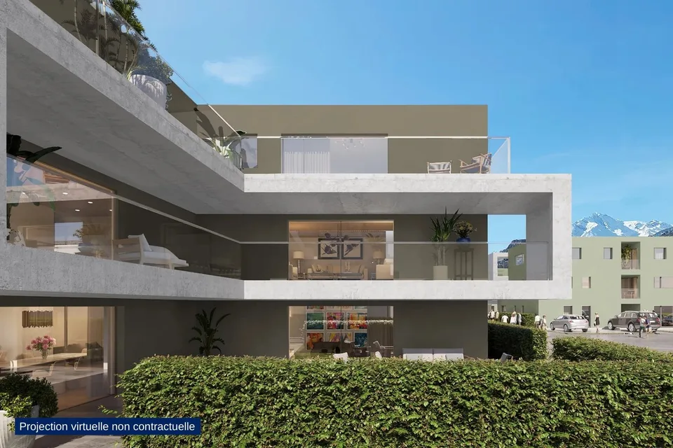 Zu vermieten in Uvrier 3.5-Zimmer-Wohnung mit Terrasse