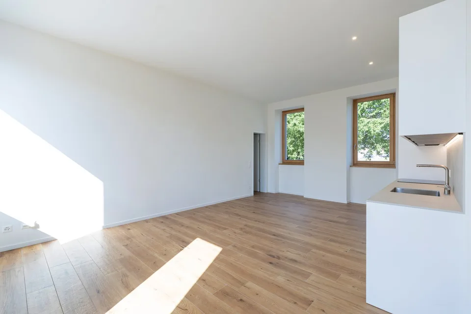 Ehemalige, komplett renovierte Farm mit Terrasse in Erstbezug