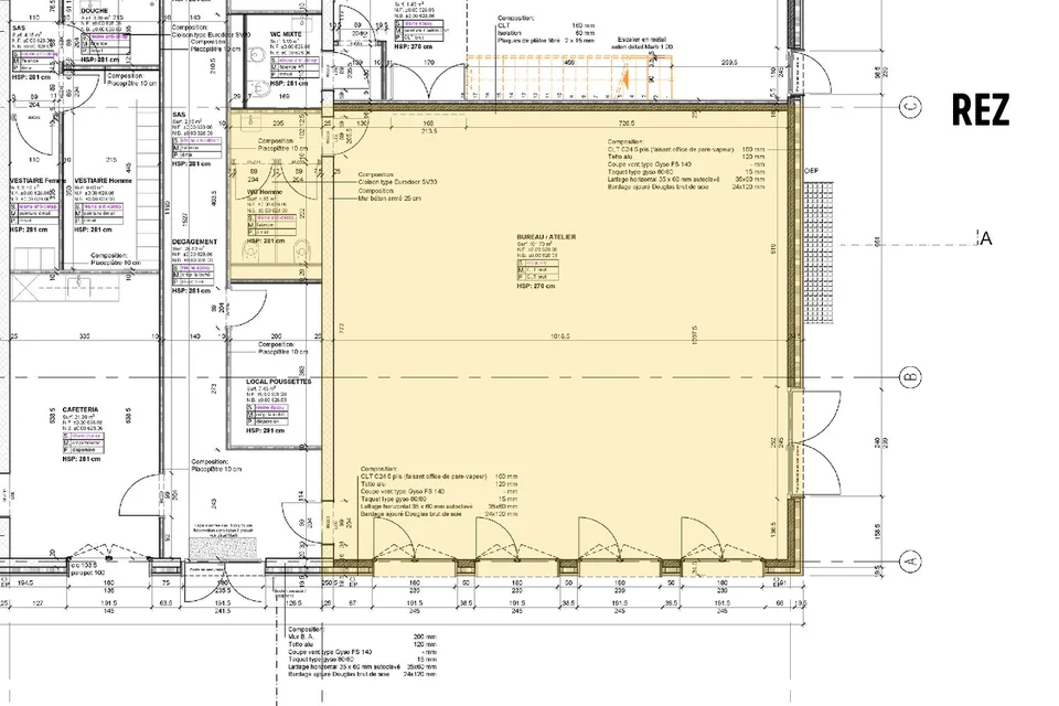 Atelier artisanal de 110 m2 au rez-de-chaussée d'un immeuble neuf – photo 6 sur 6
