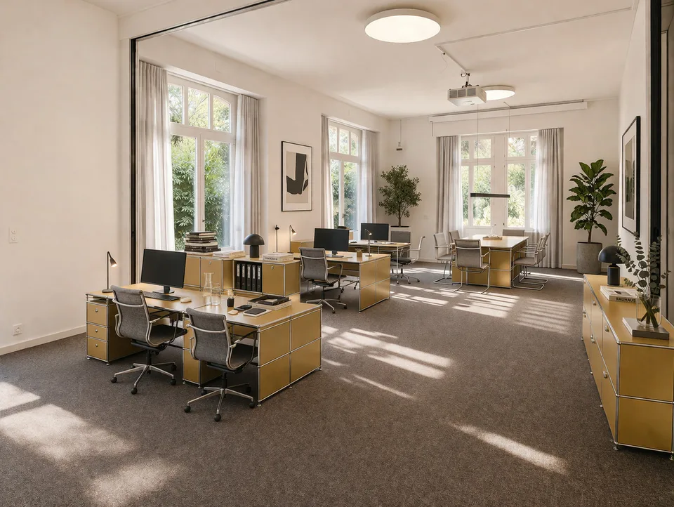 Büro/Praxis in historischer Villa an exklusiver, diskreter Stadtlage