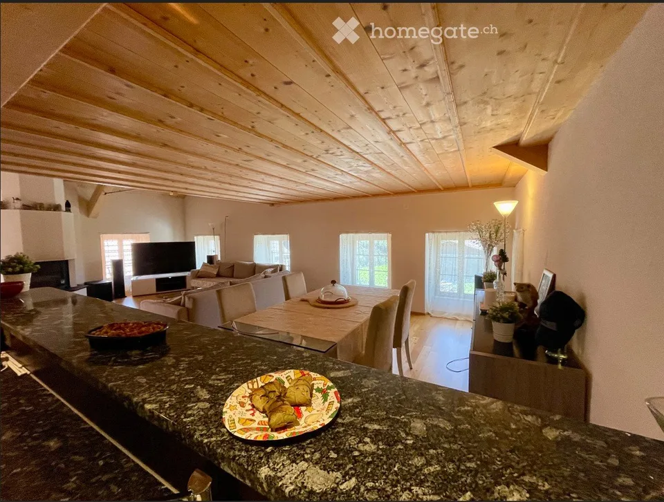 Splendido duplex di 5.5 locali, arredato, nel centro di Charmey (Gruyère) – disponibile immediatamente