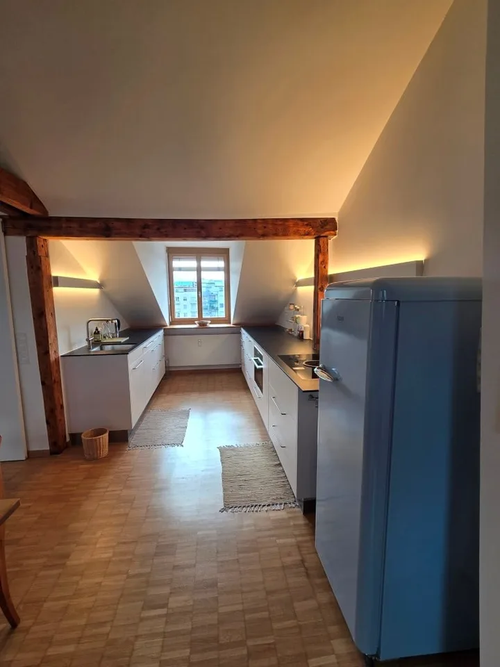 Charmante möblierte 2.5-Zimmer-Wohnung mit Stadtblick in Basel