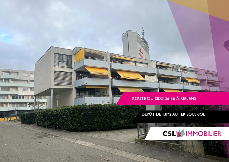 Dépôt disponible de suite !
